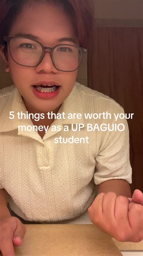 5 things that are worth your money as a UP Baguio Student ❤️🌻 #fyp #UPBaguio #BaguioStudent #thingsthatareworthyourmoney