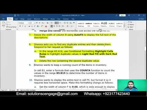 Shelly Cashman Excel 365/2021 | Module 2: SAM Project 1a | Roadrunner Online