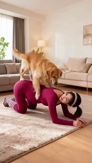 金毛比我還期待寶寶的到來！！#萌宠出道计划 #funny #饲养员日常 #cute #黃狗 #宠物 #baby #animals #dog