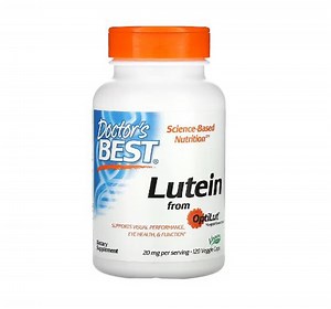 Doctor's Best  Lutein with OptiLut Marigold Flower Extract -- 20 mg - 120 Veggie Caps