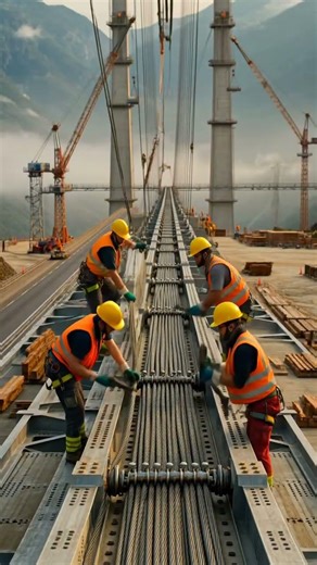 How the Tallest Bridge in the World Was Built #engineering#megaproject#construction#millauviaduct