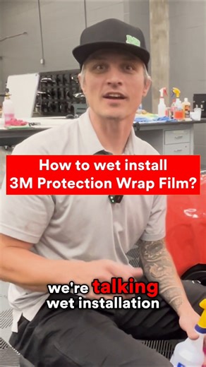 3M Films on Instagram: "How do you wet-install 3M™ Protection Wrap Film? 3M Authorized Trainer Logan is here to guide you step-by-step through the newest wet install method. From mixing up the perfect solution to getting that ideal float and anchor, we’ve got you covered. Tune in, ask your questions below, and let 3M Films help you master the technique! Want to level up your wrap game, learn more about 3M Training classes in our bio."