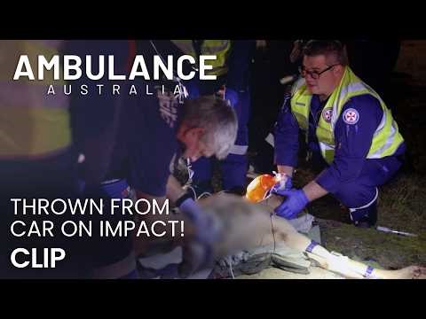 High‑speed ejection 🚘🚨 | Ambulance Australia | Clip