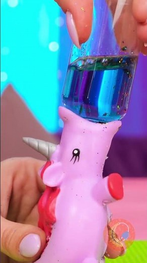 🦄 Magical Slime Mix 😍 Unicorn Colors and Sparkles ✨