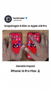 49K views · 387 reactions | Snapdragon 8 Elite vs Apple A18 Pro - SPEED TEST! | TechDroider | Facebook