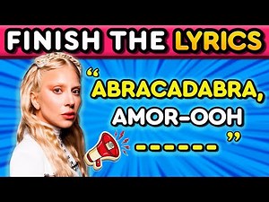 FINISH THE LYRICS🎵 Most Popular 2020-2025 Songs 📢 | Music Quiz
