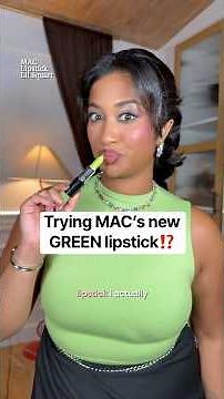 A GREEN LIPPIE UNEXPECTED COLOR COMBO SLAY 💗💚😌