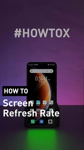 How to Change Screen Refresh Rate on Infinix Devices