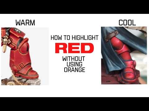 How to Highlight ANY red without using orange! Blood Angels Armageddon