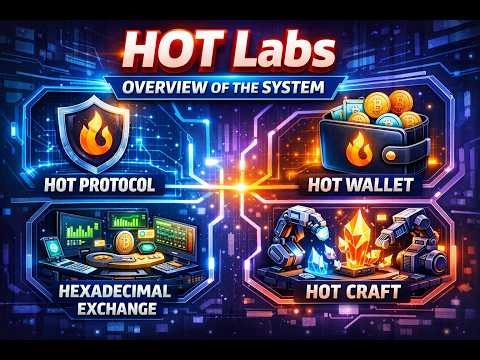 🔥 HOT Labs — Overview of the system | HOT protocol, HOT wallet, HEXADECIMAL exchange, HOT craft
