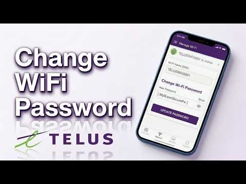 How To Change Password On Telus Wi Fi (2026) - Simple Guide