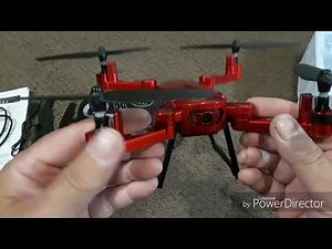 Goolrc T32 folding wifi FPV quadcopter unbox and assembly tutorial!
