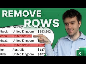 Delete Rows with Filter in Excel (NO SORTING) - 3 Easy Methods