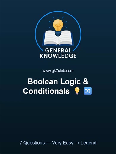 💡🔀 Boolean Logic & Conditionals — AND/OR/XOR made simple—truth tables you can feel in seconds. #BooleanLogic #CSBasics #ProblemSolving #BrainTeaser #NerdTok #Shorts #Reels