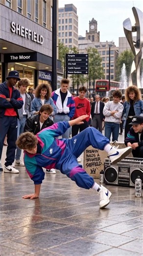 Sheffield 1980s. #Breakdance #Bboy #StreetCulture #HipHop #OldSchoolHipHop