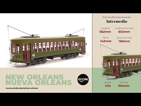 New Orleans Streetcar Model - Step by Step 11 | OcCre®️