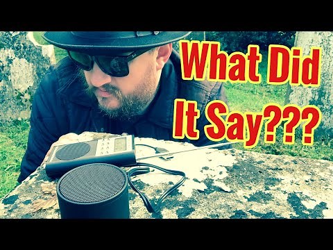 Cemetery P-SB7 Detuned Spirit Box Session | What Did It Say???