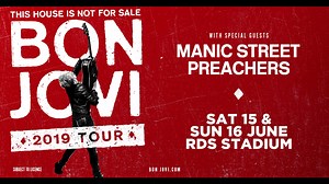 The Bon Jovi 'This House Is Not for Sale' tour is coming to the RDS Arena on June 15 and 16. Tickets are still available here: http://bit.ly/2JKRJia | Ticketmaster Ireland