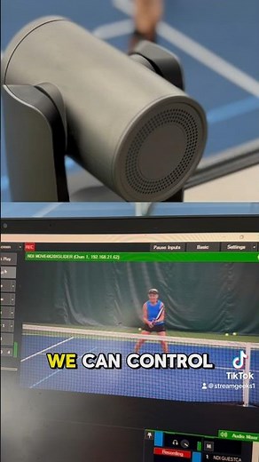 Auto-Tracking Sports Video (Tennis 🎾) - PTZOptics Hive and vMix!