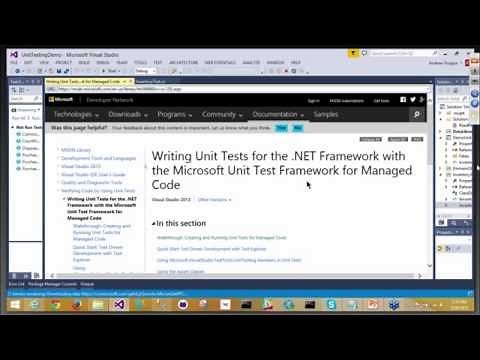 Test Driven Development with Visual Studio and MS Test
