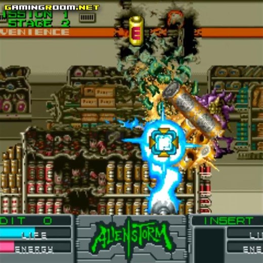 A sneak peak into the arcade version of Alien Storm (1990) #short #sega #shorts #arcade