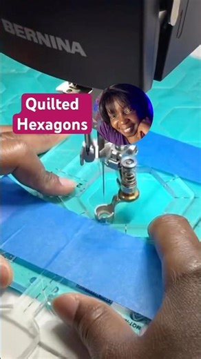 Ruler Quilting Hexagons