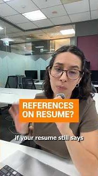 Should you put references on your resume?