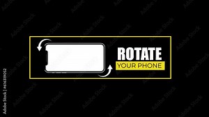 rotate your phone animation