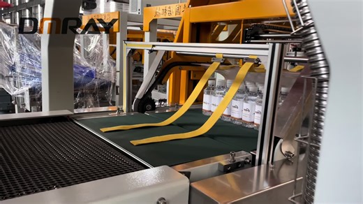 One Piece Film Wrapping Machine for Beverage Packaging