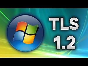 How to enable TLS 1.1 & 1.2 on Windows Vista (Google Chrome & Internet Explorer)