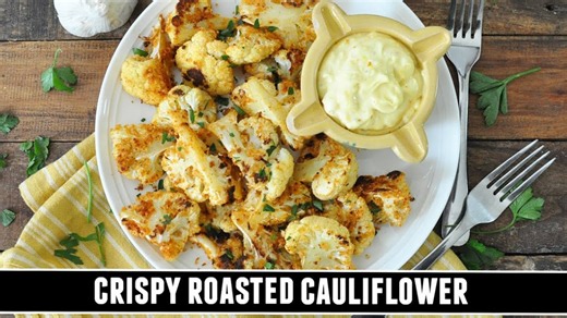 Crispy roasted cauliflower recipe
