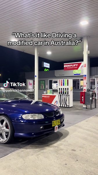 Driving a Modified Holden Commodore in Australia