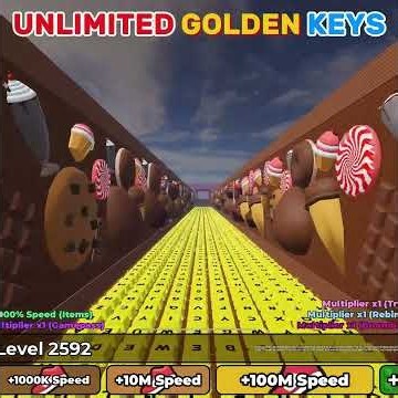 OMG! Unlimited Golden Keys 😱 In +1 Speed Keyboard Escape #roblox #robloxshorts