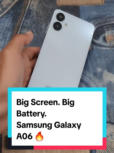 Samsung Galaxy A06: Big Screen, Big Battery Power