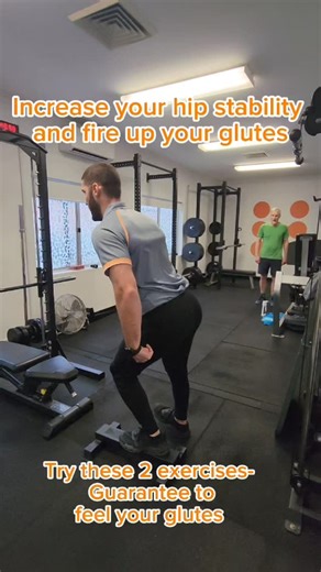 Two simple glute exercises that do a lot of heavy lifting for your hips and lower back. 🍑 The glute med and deep hip stabilisers play a major role in pelvic control, single leg stability, and keeping the lower back from doing work it should not be doing. When these muscles are underactive, we often see hip drop, poor balance, and ongoing tightness through the low back. Exercise 1: Hip hikes Targets the glute med to control pelvic position in single leg stance. Think slow, controlled movement. N