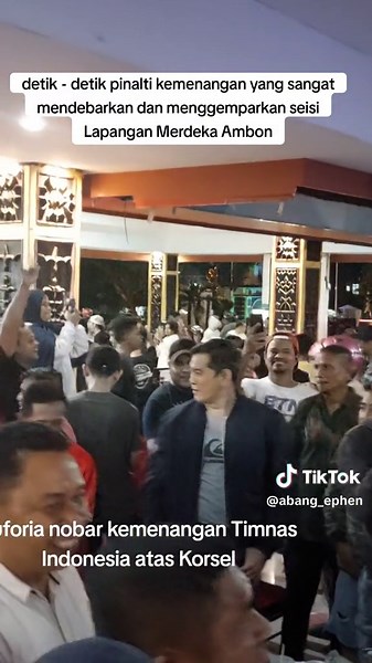 Ambon Yang Luar Biasa @winwattimena #nobar #afc #goal #indonesiavskorsel #ambon #ambontiktok #walikotaambon #pinalti #fyp