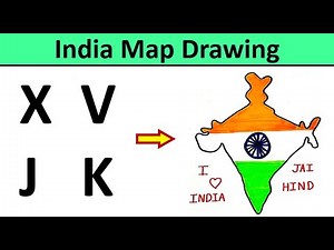 How to draw India Map | Very Easy India Map Drawing | Step by step #drawing #art