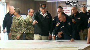 Pres. Trump tours wildfire damage in California, praises work of first responders and FEMA