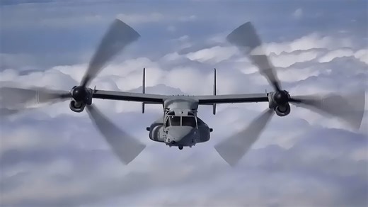MV-22B Osprey Flight & Refueling With KC-10 Extender