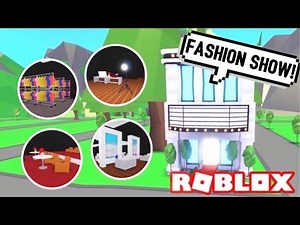 FASHION SHOW Design Ideas & Building Hacks (Hollywood House) Makeup, Photoshoot | Roblox Adopt me