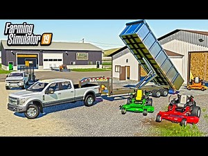 MOWING BUSINESS EXPANSION! (ADDING NEW SHOPS & EQUIPMENT) | FARMING SIMULATOR 2019