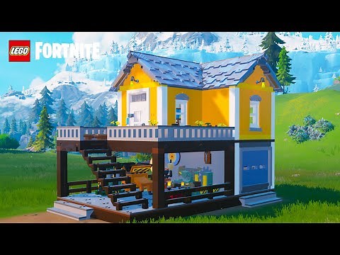 Building The ULTIMATE Survival Base in Lego Fortnite!