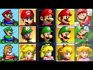 Evolution of all Characters in Mario Kart Games (1992-2026)