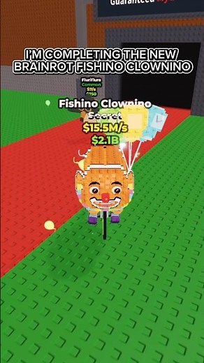 Finishing The New Brainrot Fishnio Clownino