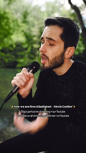 61K views · 41K reactions | Ma cover de Now we are free (Gladiator) est disponible sur toutes les plateformes de streaming + sur Youtube avec un clip ✨ Lien dans les commentaires  #hanszimmer #gladiator #nowwearefree #cover #singing #chant #music | Alexis Carlier | Facebook