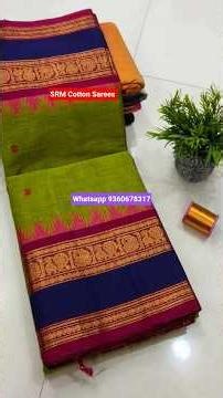 SRM Cotton Sarees#shortsfeed#sarees#sareedraping#srmcotton #tvkvijay#chritmas#mgr#pongalsarees#saree