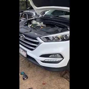 Hyundai Tucson crankshaft position sensor, location, and replacement