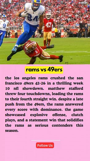 rams vs 49ers | Soccer prediction HRP