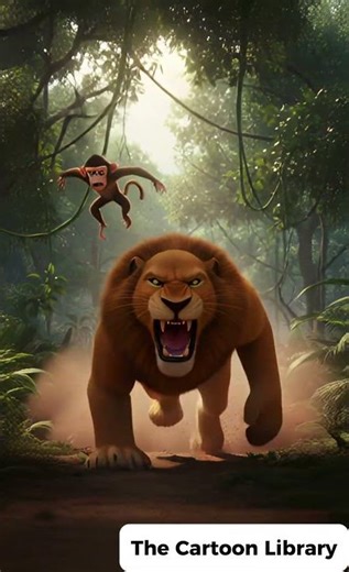 😱 Lion Becomes Bald! Funny 3D Animated Jungle Story! | #3danimation #shorts