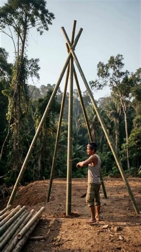 Building a Treehouse in the Forest 🌳 | Complete DIY Construction